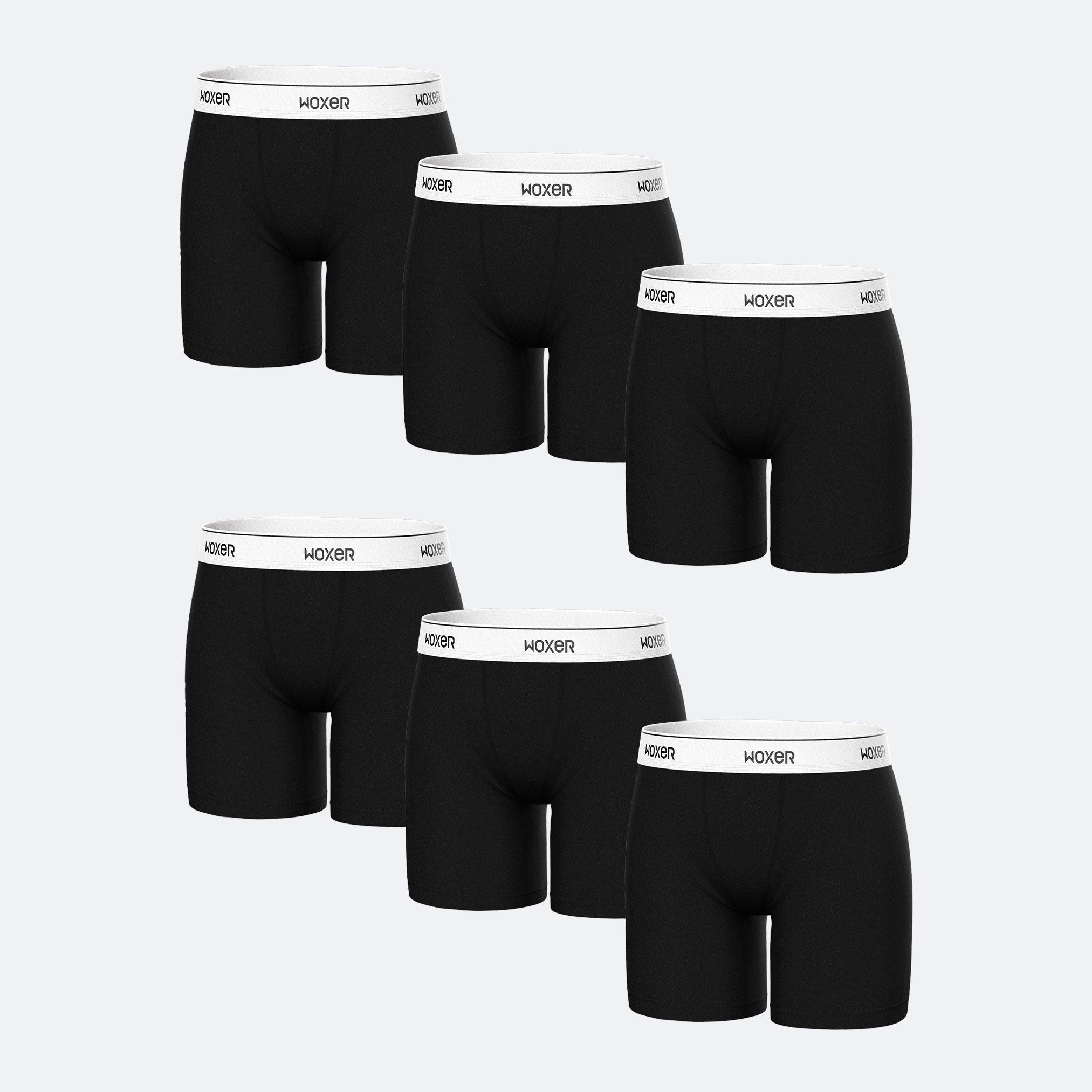 Baller High Waisted Black 6-Pack