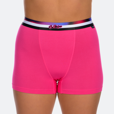 Star High Waisted Fuchsia