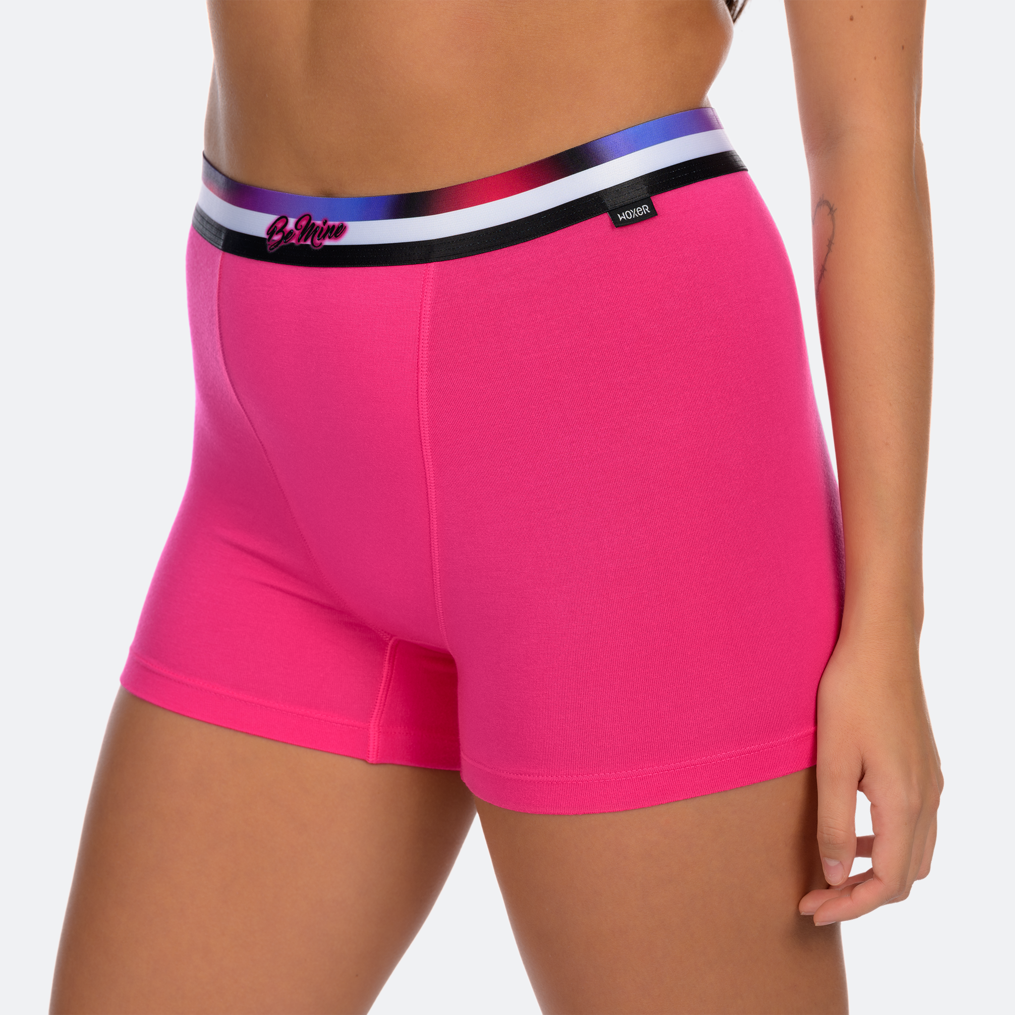 Star High Waisted Fuchsia