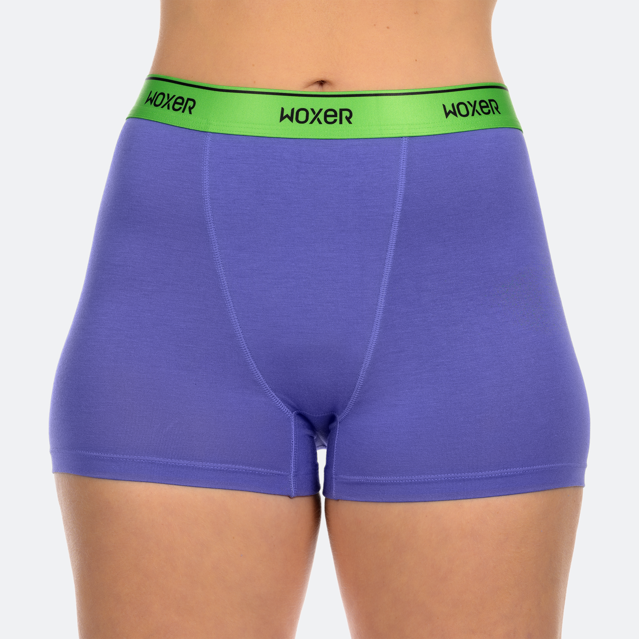 Star High Waisted Digital Violet
