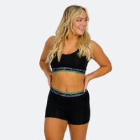 Star High Waisted Black Diamond